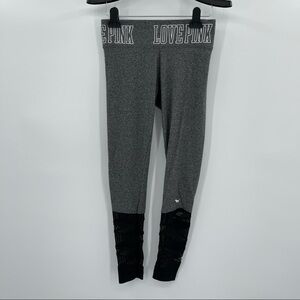 Victoria's Secret Pink Yoga Gray Spacedye Leggings​